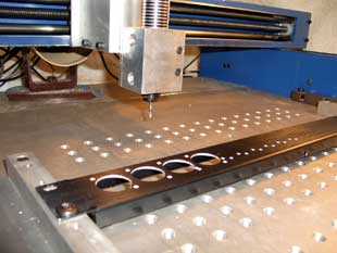 CNC machine closeup